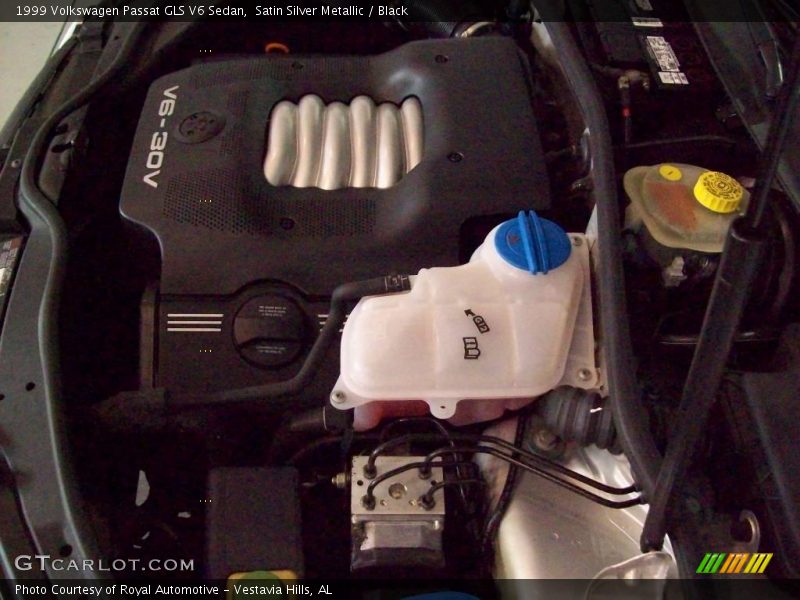 Satin Silver Metallic / Black 1999 Volkswagen Passat GLS V6 Sedan