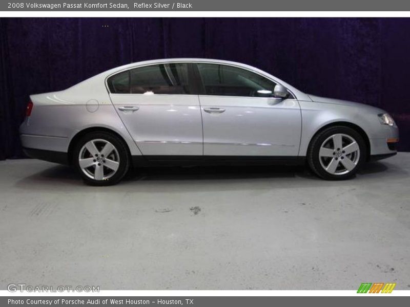 Reflex Silver / Black 2008 Volkswagen Passat Komfort Sedan