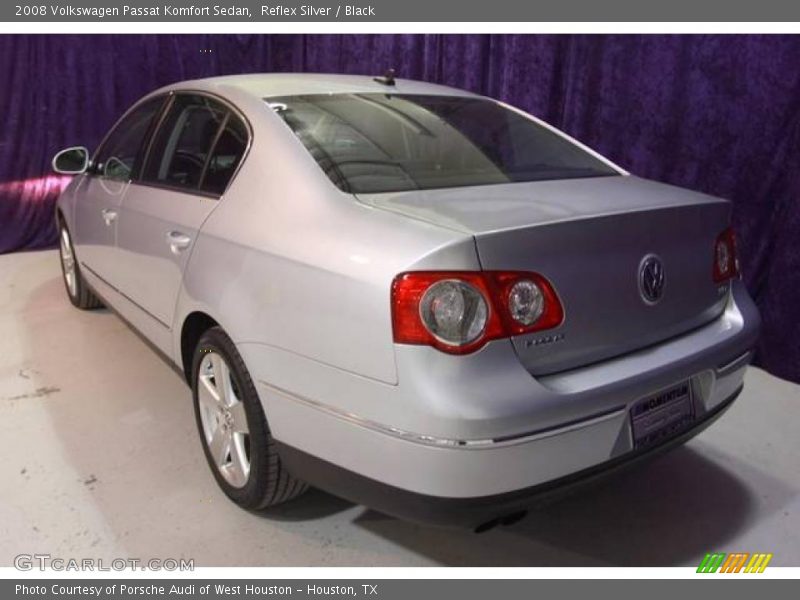 Reflex Silver / Black 2008 Volkswagen Passat Komfort Sedan