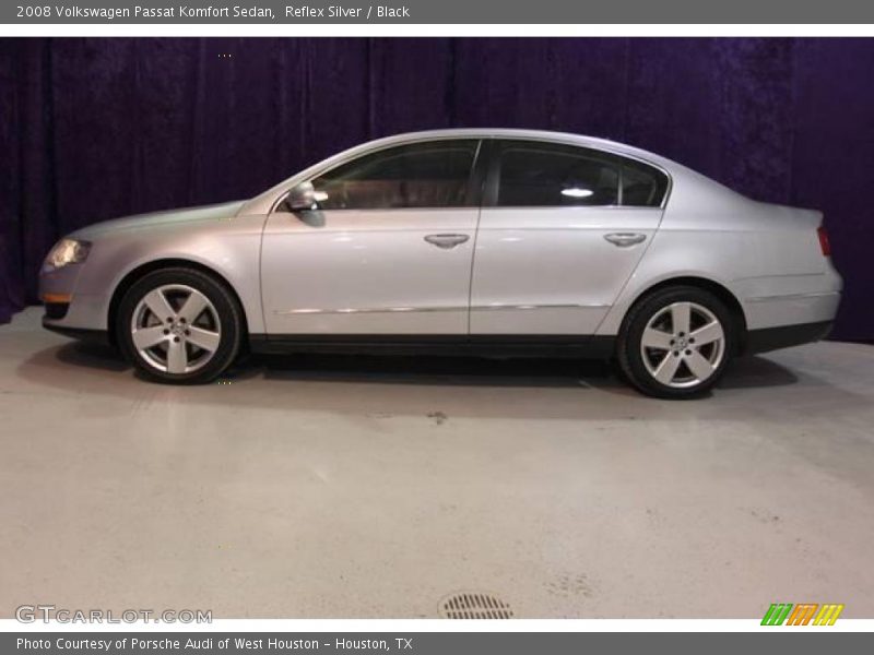 Reflex Silver / Black 2008 Volkswagen Passat Komfort Sedan