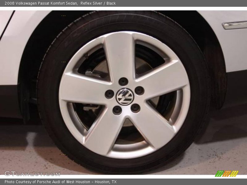 Reflex Silver / Black 2008 Volkswagen Passat Komfort Sedan
