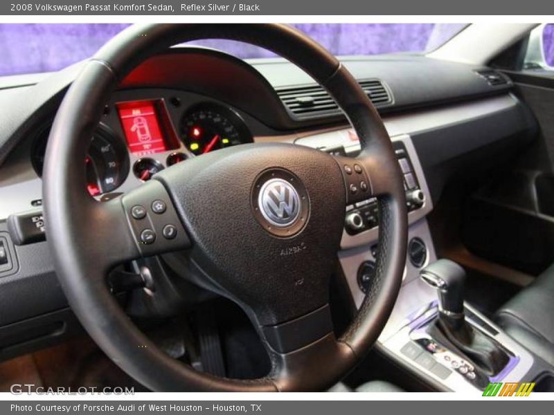 Reflex Silver / Black 2008 Volkswagen Passat Komfort Sedan