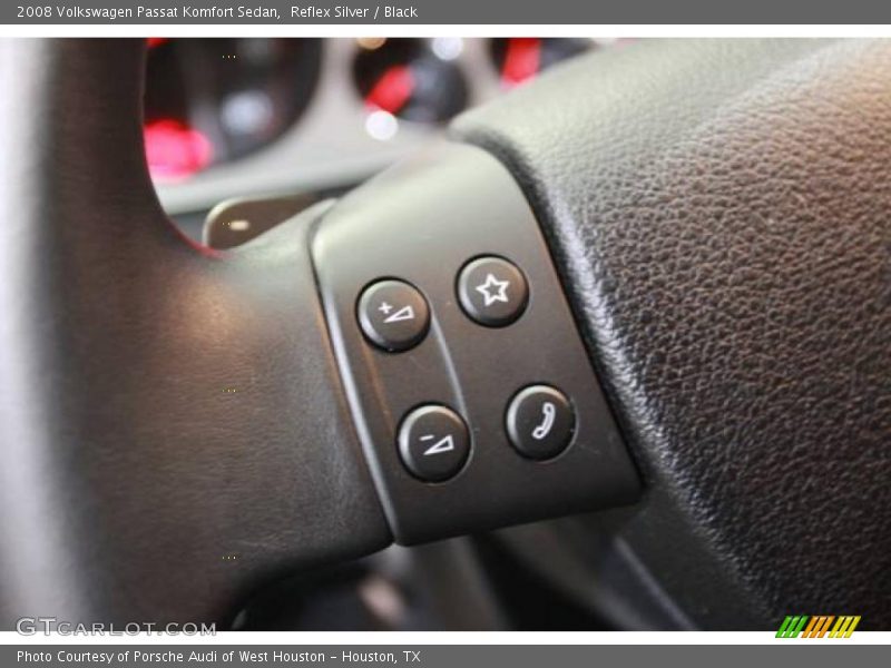Reflex Silver / Black 2008 Volkswagen Passat Komfort Sedan