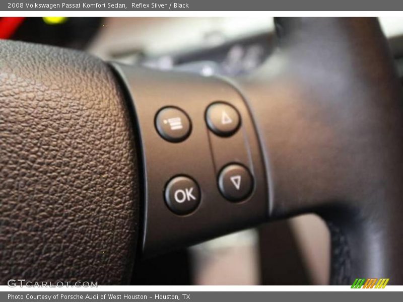 Reflex Silver / Black 2008 Volkswagen Passat Komfort Sedan