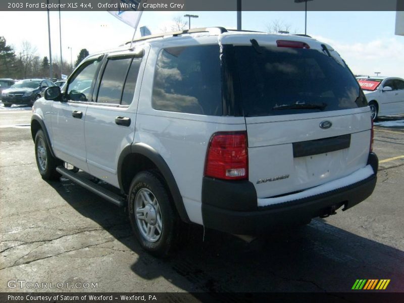 Oxford White / Graphite Grey 2003 Ford Explorer XLS 4x4