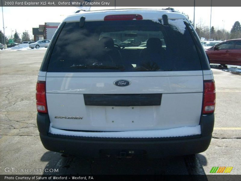 Oxford White / Graphite Grey 2003 Ford Explorer XLS 4x4