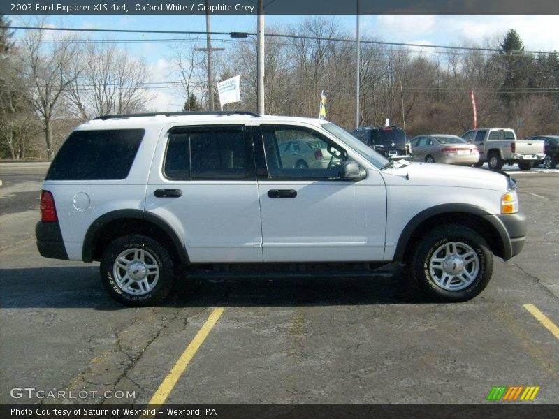 Oxford White / Graphite Grey 2003 Ford Explorer XLS 4x4