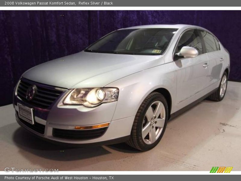Reflex Silver / Black 2008 Volkswagen Passat Komfort Sedan