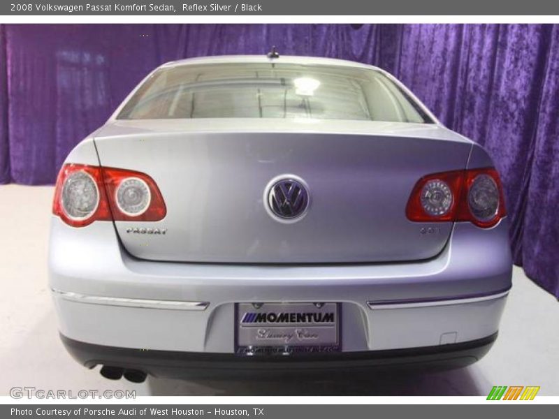 Reflex Silver / Black 2008 Volkswagen Passat Komfort Sedan