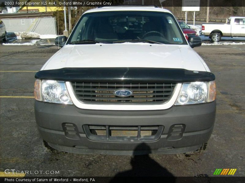 Oxford White / Graphite Grey 2003 Ford Explorer XLS 4x4