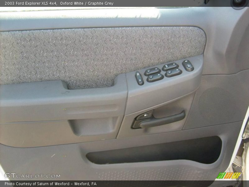 Oxford White / Graphite Grey 2003 Ford Explorer XLS 4x4