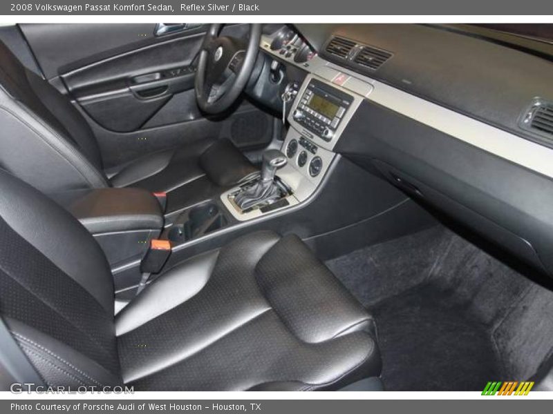 Reflex Silver / Black 2008 Volkswagen Passat Komfort Sedan