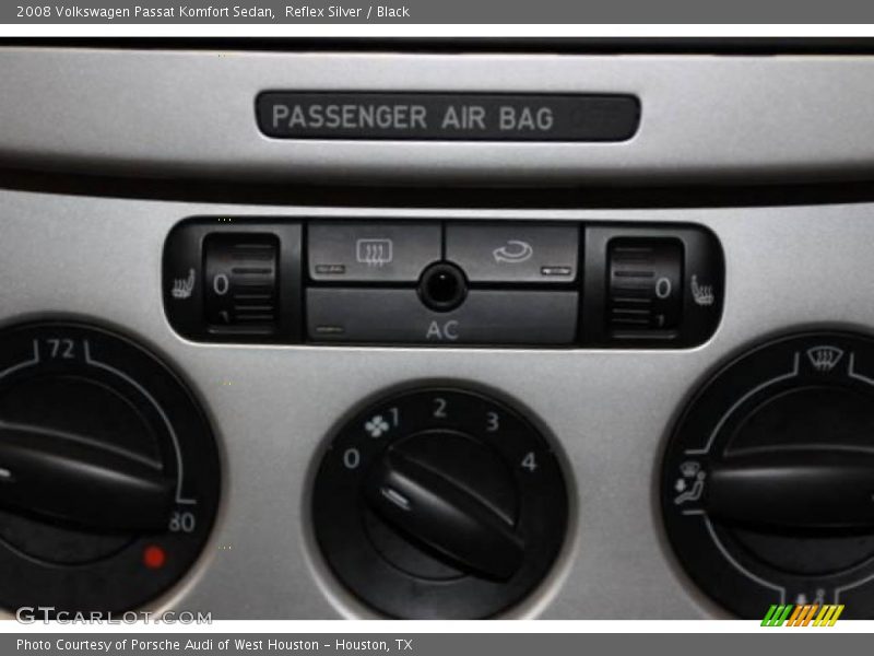 Reflex Silver / Black 2008 Volkswagen Passat Komfort Sedan