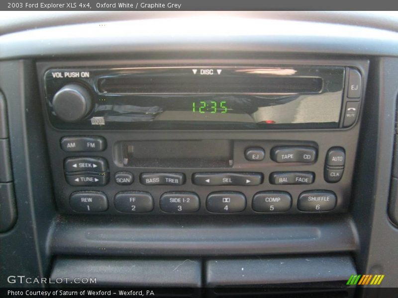 Oxford White / Graphite Grey 2003 Ford Explorer XLS 4x4