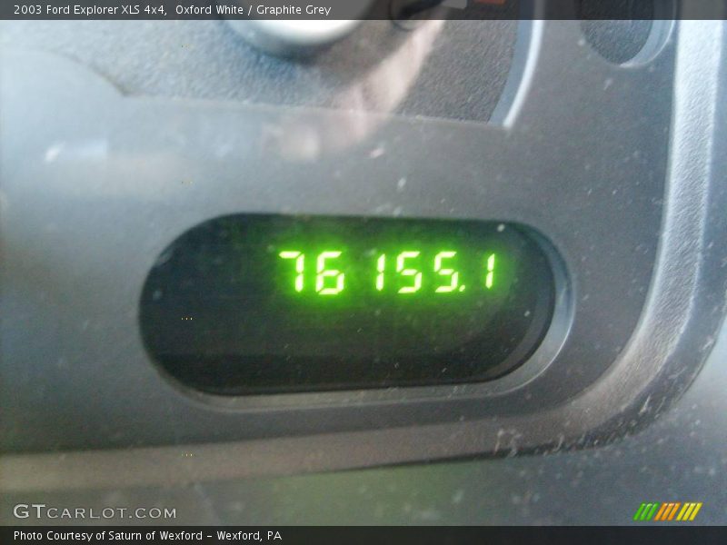 Oxford White / Graphite Grey 2003 Ford Explorer XLS 4x4