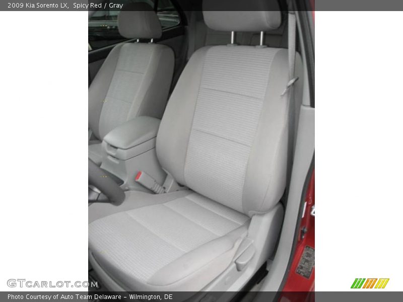 Spicy Red / Gray 2009 Kia Sorento LX
