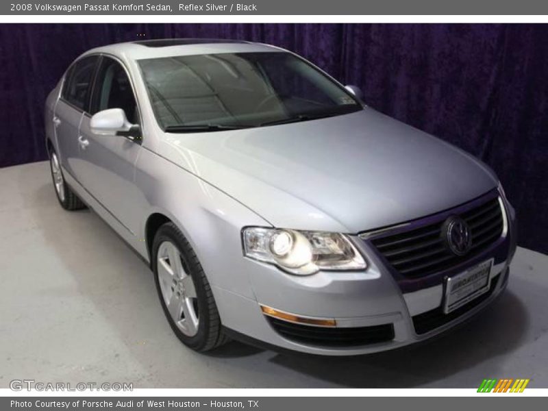 Reflex Silver / Black 2008 Volkswagen Passat Komfort Sedan