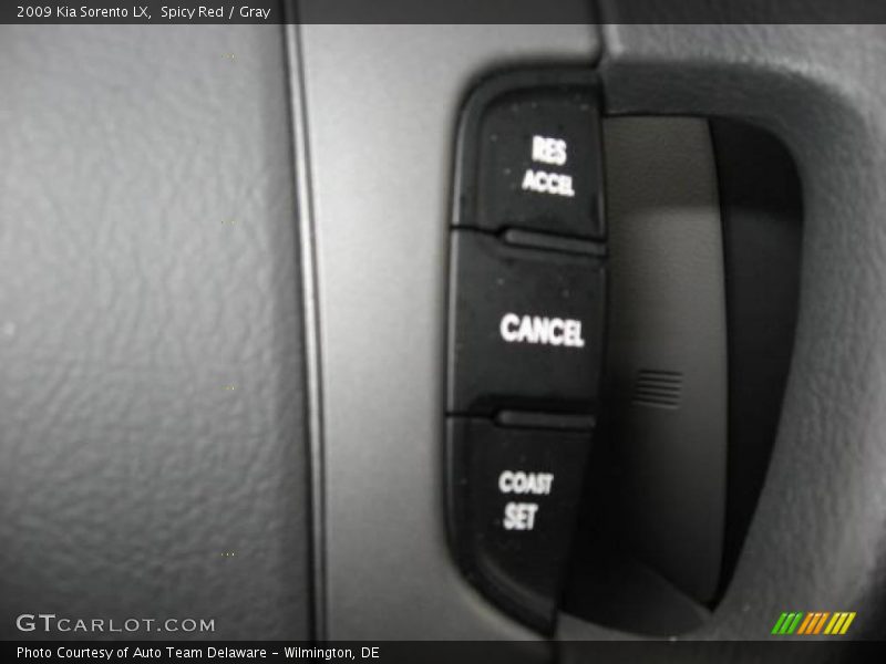 Spicy Red / Gray 2009 Kia Sorento LX