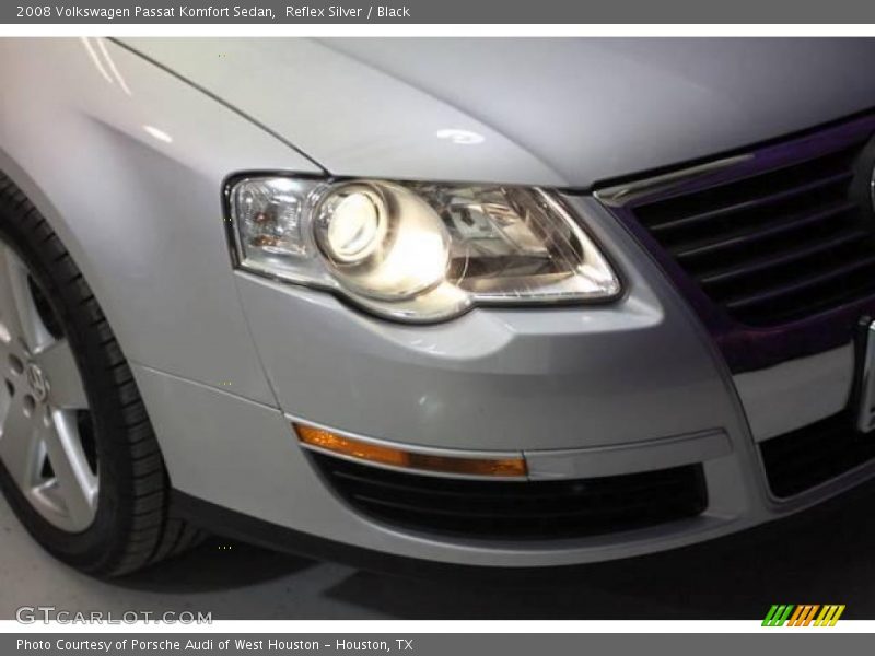 Reflex Silver / Black 2008 Volkswagen Passat Komfort Sedan