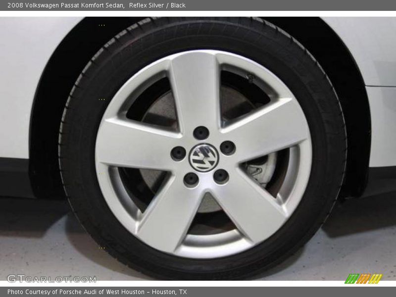 Reflex Silver / Black 2008 Volkswagen Passat Komfort Sedan