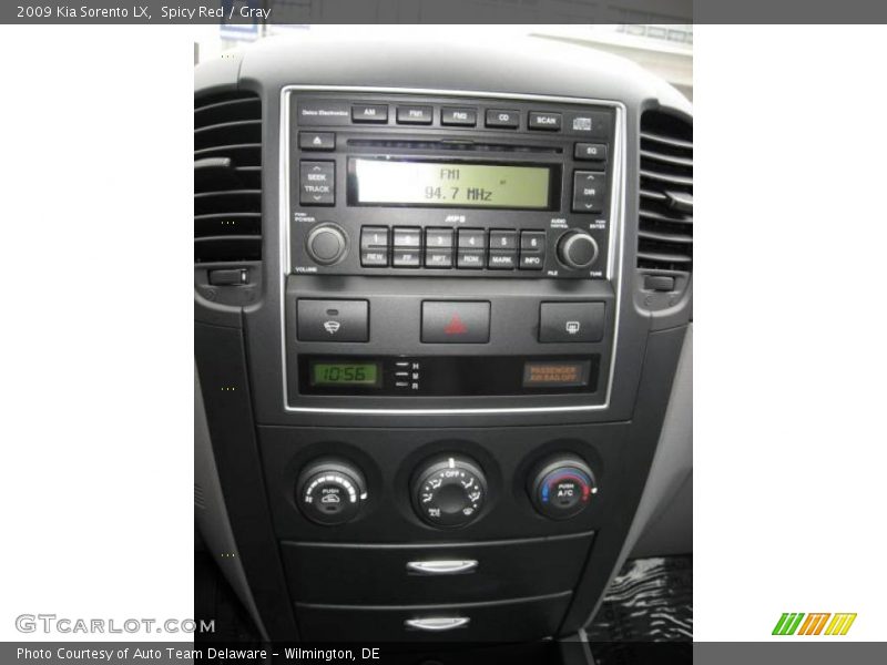 Spicy Red / Gray 2009 Kia Sorento LX