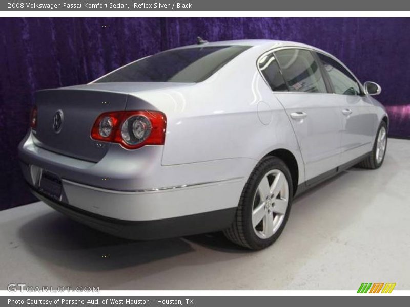 Reflex Silver / Black 2008 Volkswagen Passat Komfort Sedan