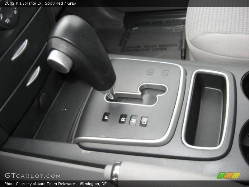Spicy Red / Gray 2009 Kia Sorento LX
