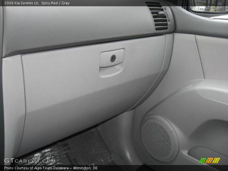Spicy Red / Gray 2009 Kia Sorento LX