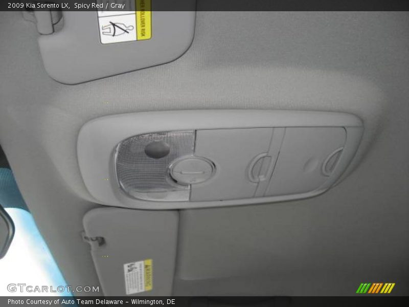 Spicy Red / Gray 2009 Kia Sorento LX