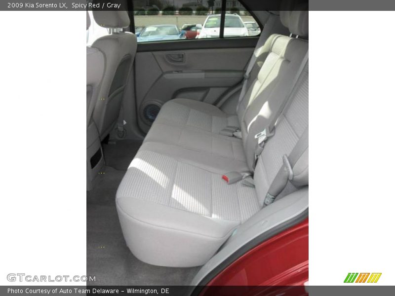 Spicy Red / Gray 2009 Kia Sorento LX