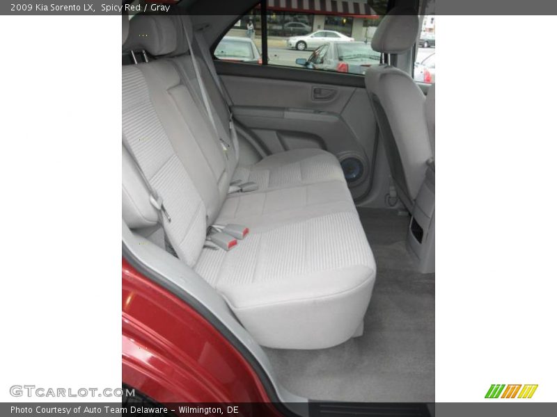 Spicy Red / Gray 2009 Kia Sorento LX