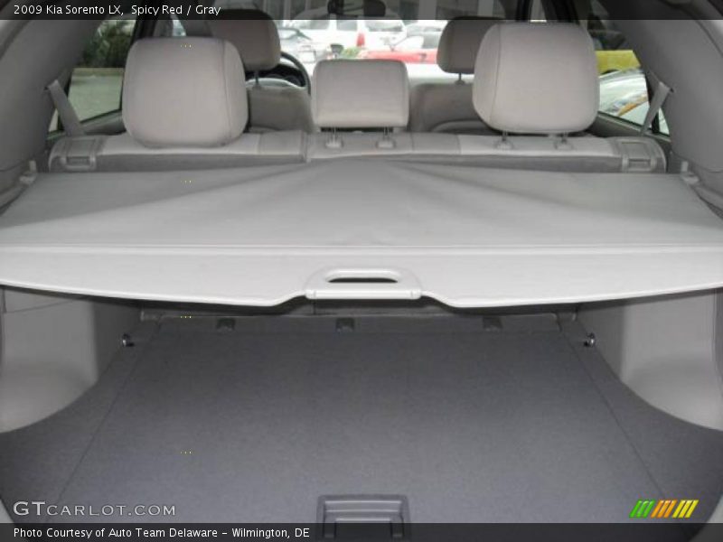Spicy Red / Gray 2009 Kia Sorento LX