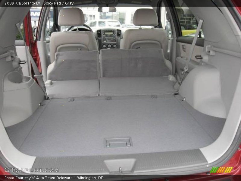 Spicy Red / Gray 2009 Kia Sorento LX