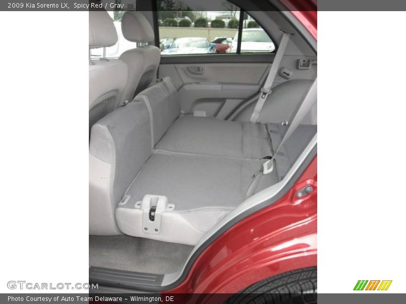Spicy Red / Gray 2009 Kia Sorento LX