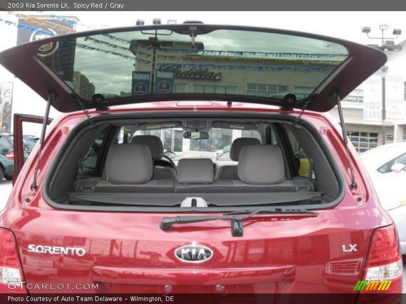 Spicy Red / Gray 2009 Kia Sorento LX