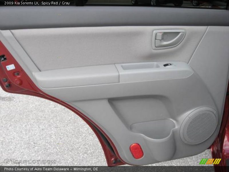 Spicy Red / Gray 2009 Kia Sorento LX