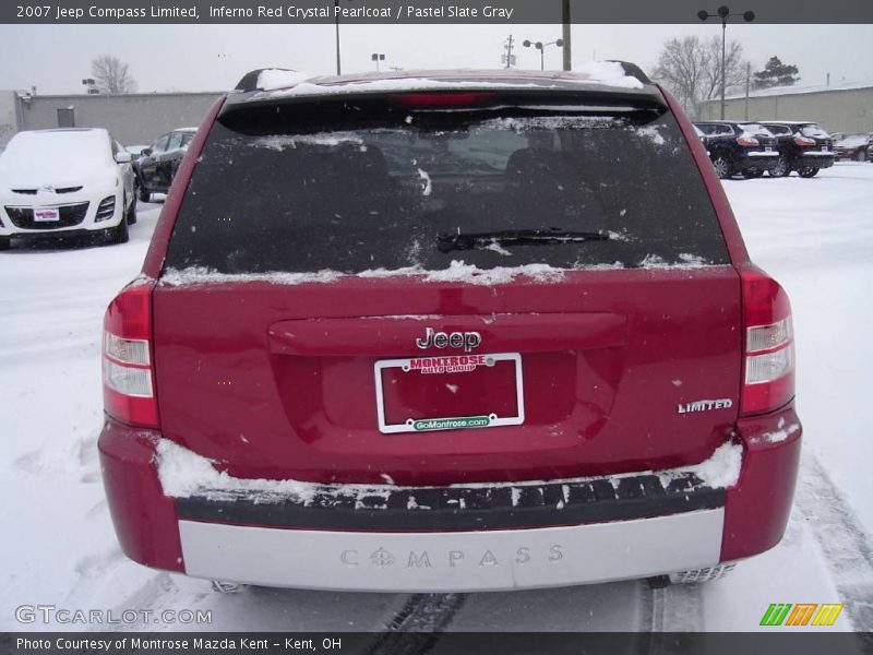 Inferno Red Crystal Pearlcoat / Pastel Slate Gray 2007 Jeep Compass Limited