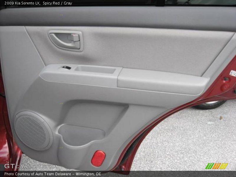Spicy Red / Gray 2009 Kia Sorento LX