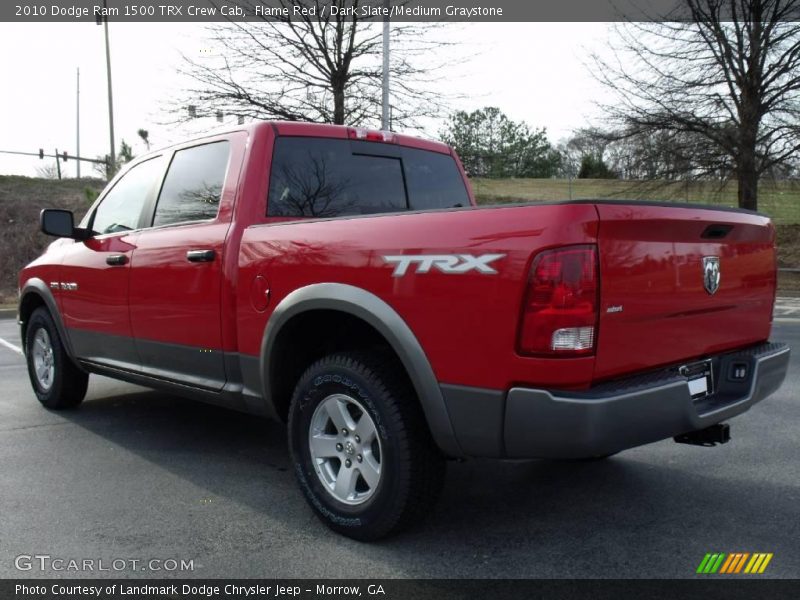 Flame Red / Dark Slate/Medium Graystone 2010 Dodge Ram 1500 TRX Crew Cab