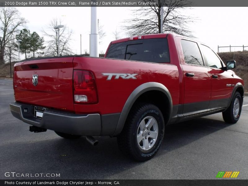 Flame Red / Dark Slate/Medium Graystone 2010 Dodge Ram 1500 TRX Crew Cab