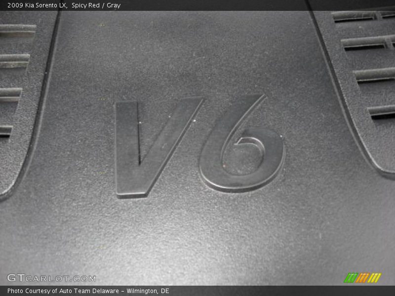 Spicy Red / Gray 2009 Kia Sorento LX