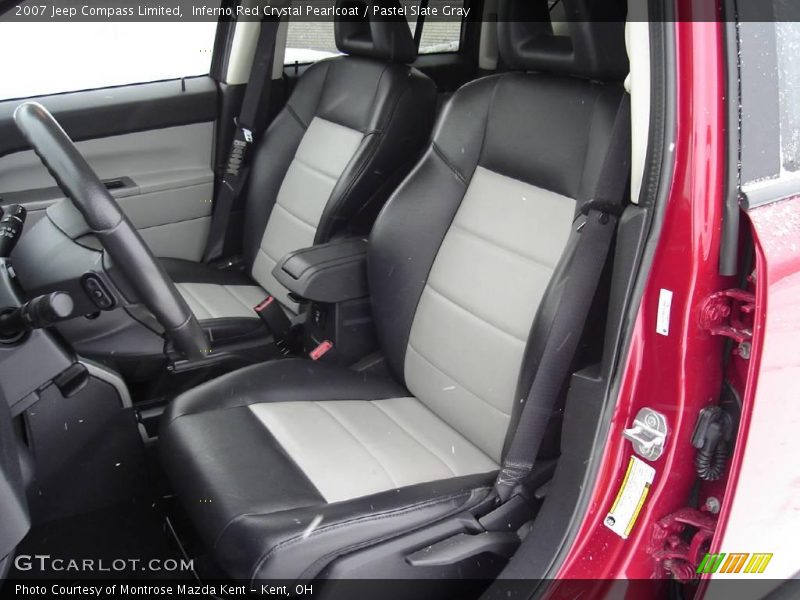 Inferno Red Crystal Pearlcoat / Pastel Slate Gray 2007 Jeep Compass Limited