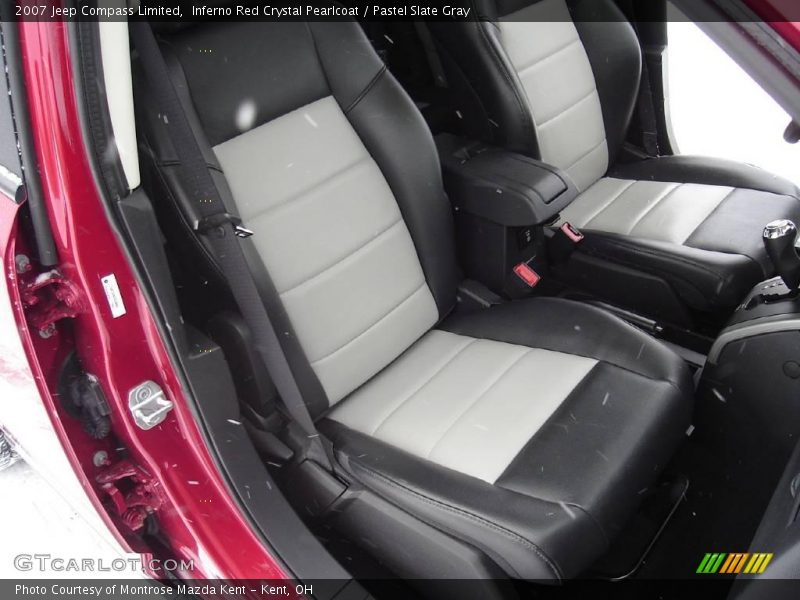 Inferno Red Crystal Pearlcoat / Pastel Slate Gray 2007 Jeep Compass Limited