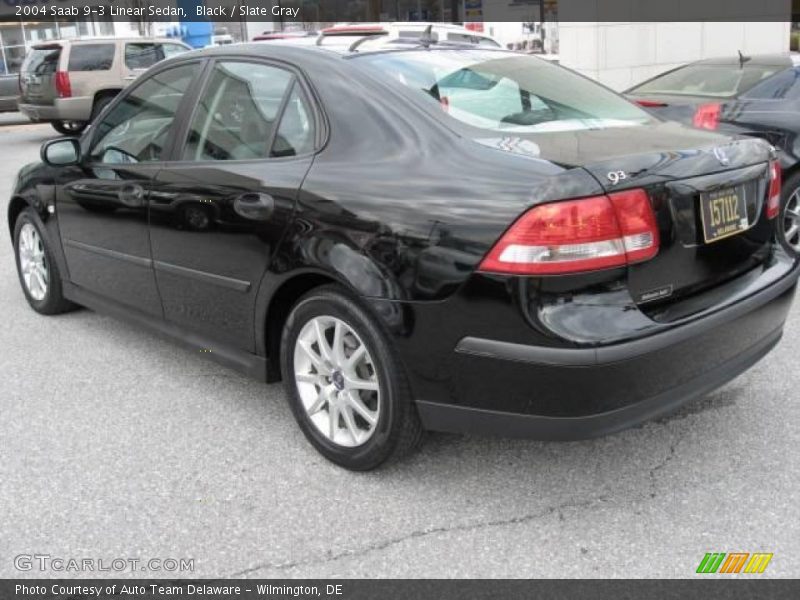 Black / Slate Gray 2004 Saab 9-3 Linear Sedan