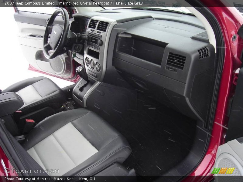 Inferno Red Crystal Pearlcoat / Pastel Slate Gray 2007 Jeep Compass Limited