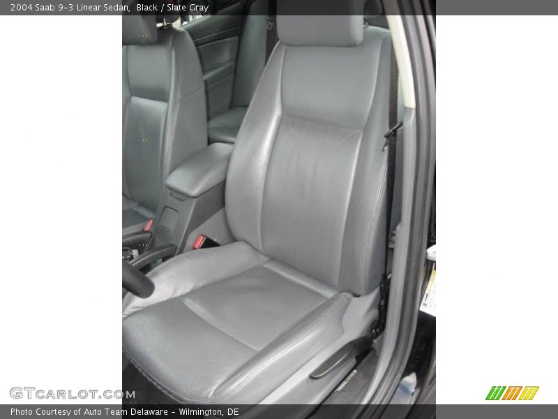 Black / Slate Gray 2004 Saab 9-3 Linear Sedan