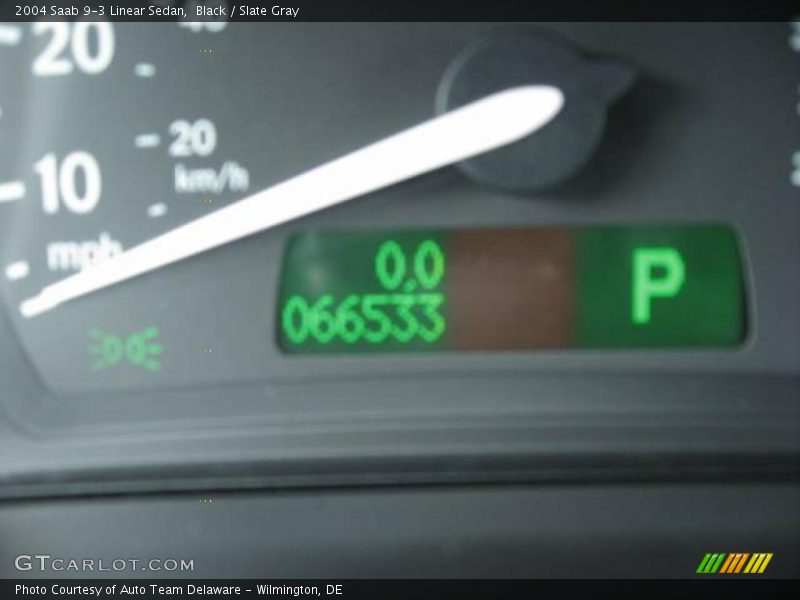 Black / Slate Gray 2004 Saab 9-3 Linear Sedan