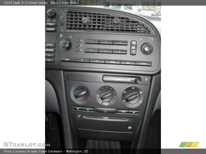 Black / Slate Gray 2004 Saab 9-3 Linear Sedan