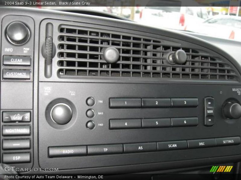 Black / Slate Gray 2004 Saab 9-3 Linear Sedan