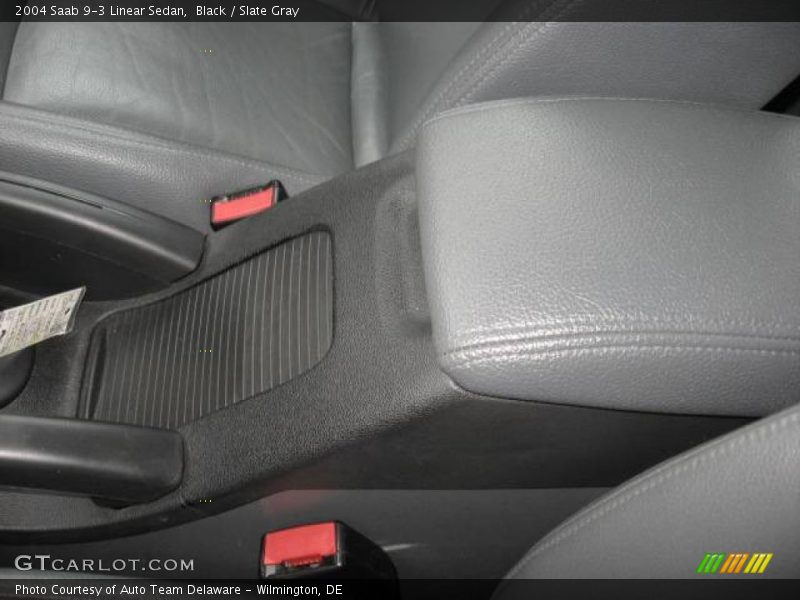 Black / Slate Gray 2004 Saab 9-3 Linear Sedan